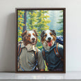 Load image into Gallery viewer, Dogs Hiking | Custom Pet Portrait