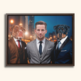 Load image into Gallery viewer, Stylish Suits - Custom human and pet portrait
