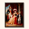 Load image into Gallery viewer, Custom Royal Family Portrait – Personalized Pet & Human Aristocratic Artwork