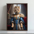 Load image into Gallery viewer, Regal Elegance | Custom Pet Queen Portrait