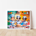 Load image into Gallery viewer, Master Chefs | Custom Pet & Child Cooking Portrait