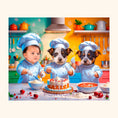 Load image into Gallery viewer, Master Chefs | Custom Pet & Child Cooking Portrait