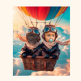 Load image into Gallery viewer, Sky Explorers | Pet & Child Adventure Portrait