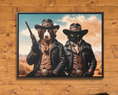 Load image into Gallery viewer, Western Duo | Custom Pet Cowboy Portrait