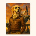 Load image into Gallery viewer, Sky Ace – Custom Aviator Dog Portrait
