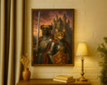 Load image into Gallery viewer, Custom Knight Pet Portrait – Dog & Cat in Medieval Armor