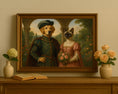 Load image into Gallery viewer, Custom Renaissance Pet Portrait – Noble Dog & Cat Couple