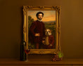 Load image into Gallery viewer, The Nobleman & His Pet – Renaissance Vineyard Portrait
