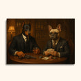 Load image into Gallery viewer, Custom Mafia Pet Portrait – Gangster Dogs in Speakeasy