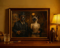 Load image into Gallery viewer, Custom Speakeasy Pet Portrait – Mafia Dog & Flapper Cat