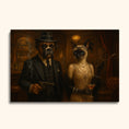 Load image into Gallery viewer, Custom Speakeasy Pet Portrait – Mafia Dog & Flapper Cat