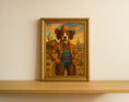 Load image into Gallery viewer, Western Cowgirl – Custom Dog Portrait