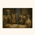 Load image into Gallery viewer, Pet Detective Agency – Vintage Dog and Cat Investigator Canvas Print
