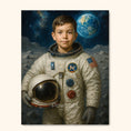 Load image into Gallery viewer, Astronaut Kid Canvas Art