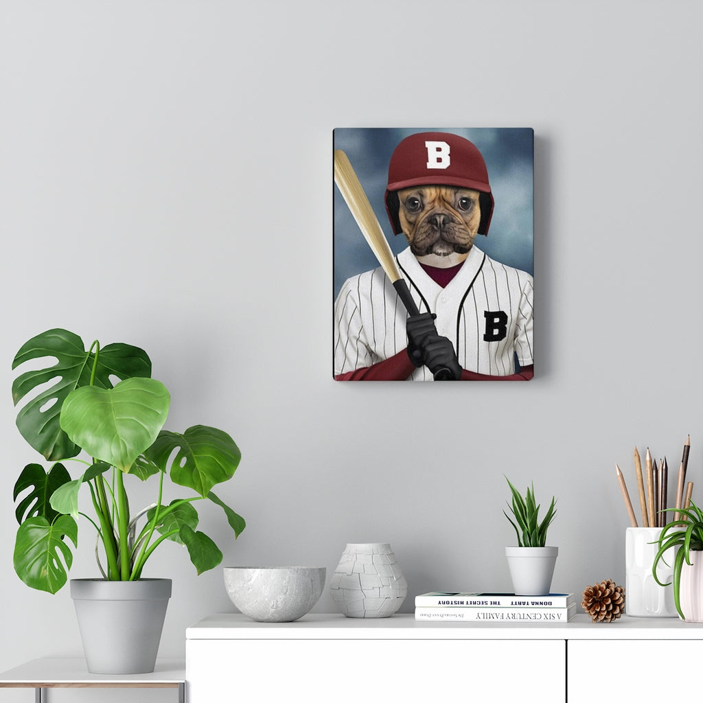 Custom Baseball Player Portrait for Jessie – Praise My Pet!