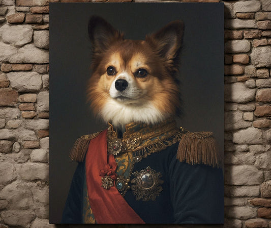 Royal Colonel - Pet Canvas