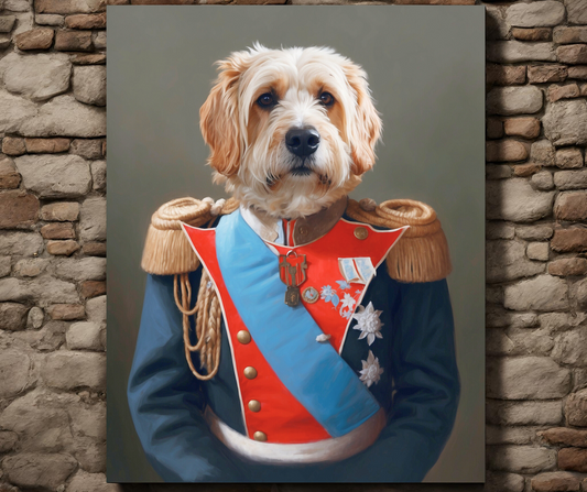 The commander - Pet Canvas