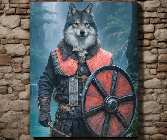 Snow Warrior - Pet Canvas