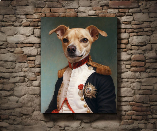 Elegant Officer - Pet Canvas