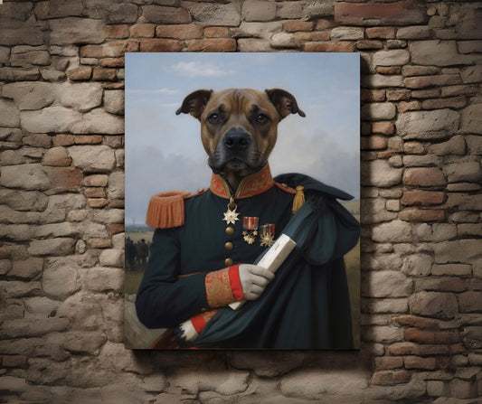 Honorary Commander - Pet Canvas