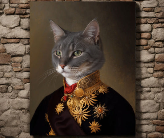 Senior Cat - Pet Canvas