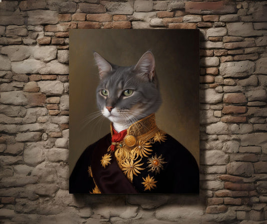 Senior Cat - Pet Canvas