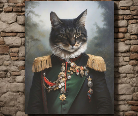 Captain Cat - Pet Canvas