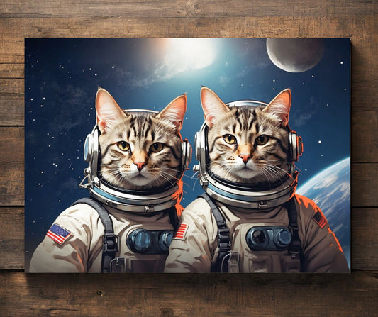 Space Duo - Custom canvas