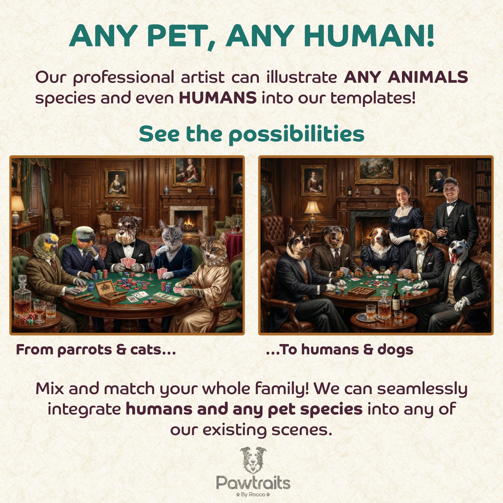 Poker Night Custom Portraits