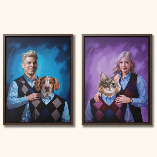 Stepbrothers (Bundle) | Human and pet portrait
