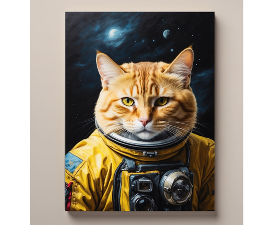 Astronaut Paw - Custom Canvas