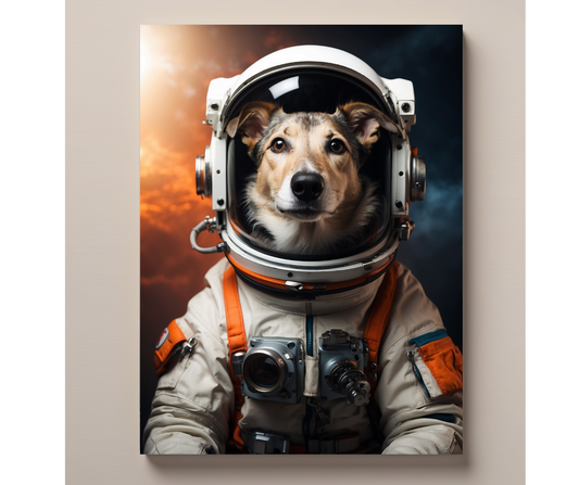 Space Traveler - Custom Canvas
