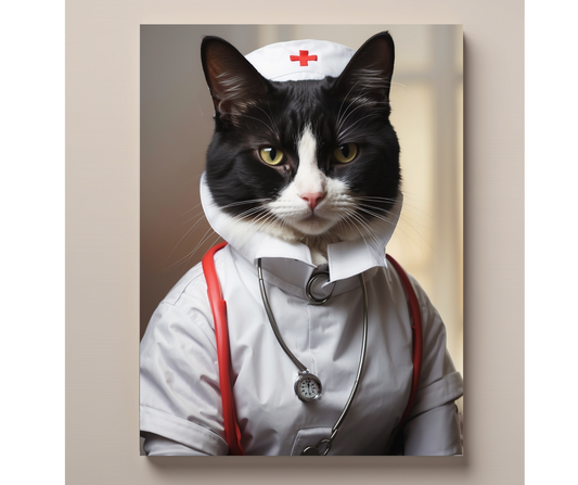 Furry Nurse - Custom Canvas