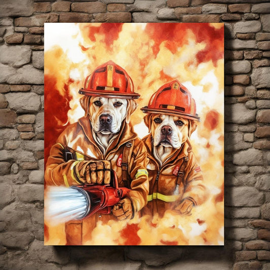 Firefighters - Custom canva