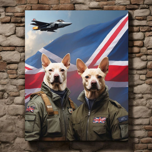 Royal Air Force Duo - Custom canvas