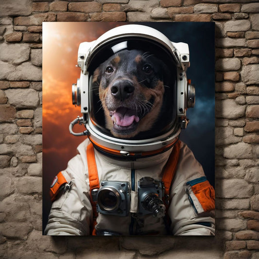 Astronaut Paw - Custom Canvas