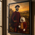 Load image into Gallery viewer, Custom Human & Pet Portrait – Personalized Renaissance Artwork
