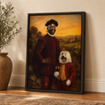 Load image into Gallery viewer, Custom Human & Pet Portrait – Personalized Renaissance Artwork
