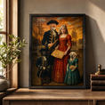 Load image into Gallery viewer, Custom Pirate Family & Pet Portrait – Personalized Artwork
