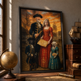 Load image into Gallery viewer, Custom Pirate Family & Pet Portrait – Personalized Artwork
