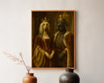 Load image into Gallery viewer, Royal Couple – Custom Renaissance Pet Portrait
