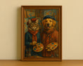 Load image into Gallery viewer, Custom Pet Painter Portrait – Dog & Cat Artist Duo

