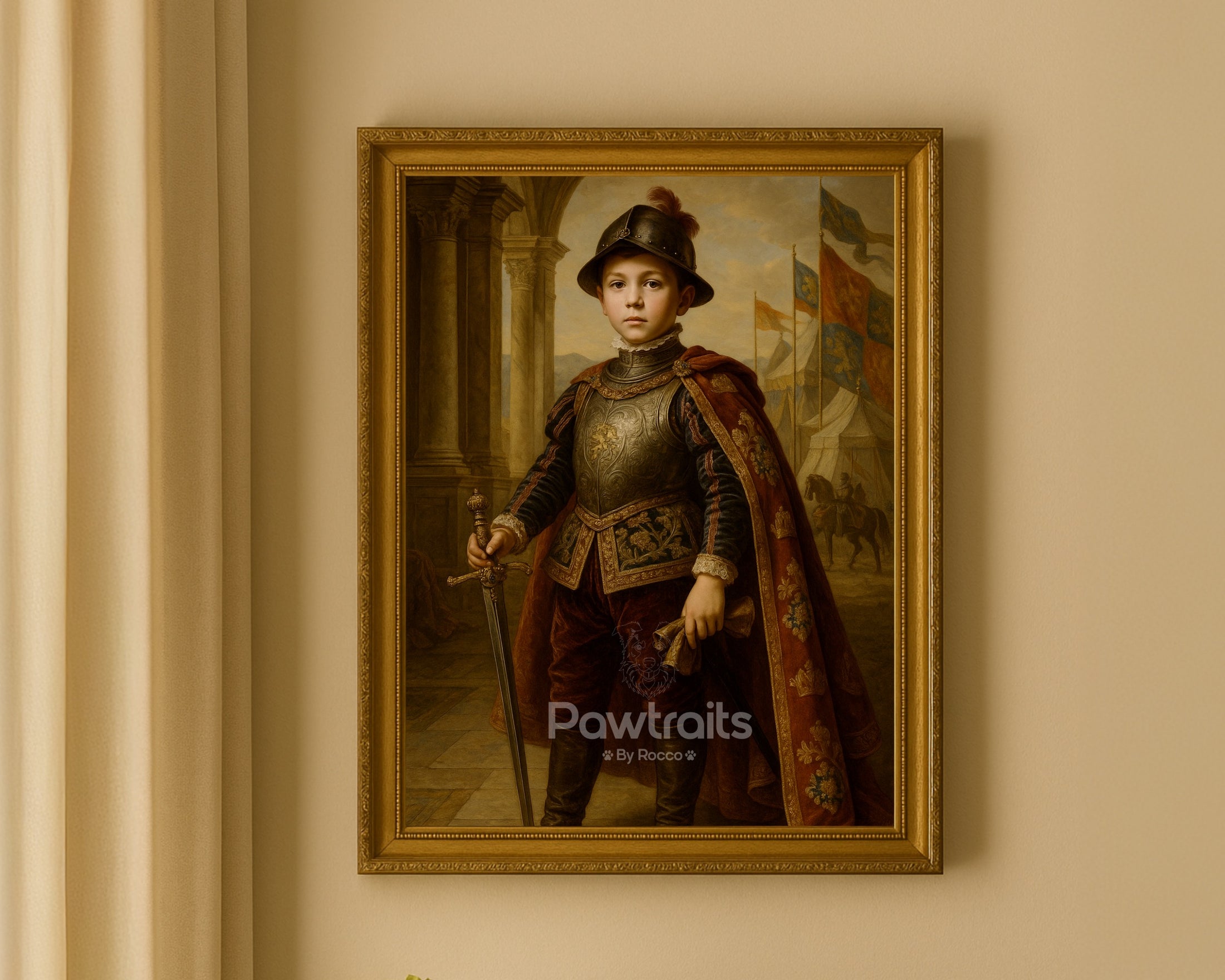 Brave Knight Child Portrait