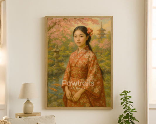 Kimono Child Art Print