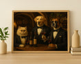 Load image into Gallery viewer, Custom Wine Pet Portrait – Elegant Dog & Cat Wine Tasting Scene

