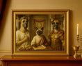 Load image into Gallery viewer, Ancient Roman Pet Portrait – Cat & Dogs in Toga and Gladiator Armor
