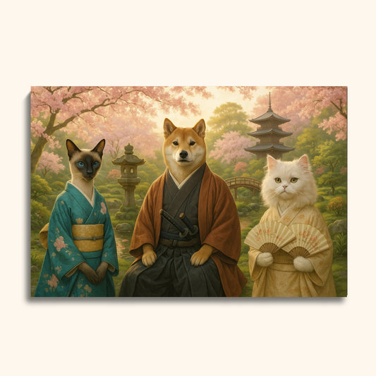 Elegant Japanese Pet Portrait
