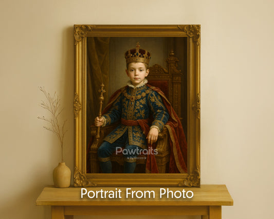 Royal Throne Boy Art