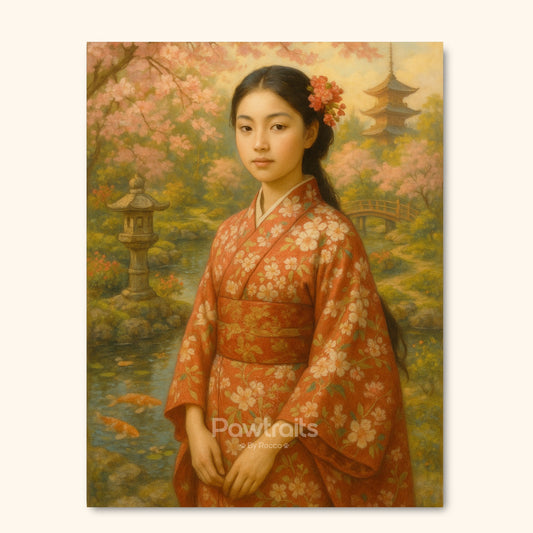 Kimono Child Art Print