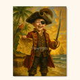 Load image into Gallery viewer, Pirate Kid Canvas Art
